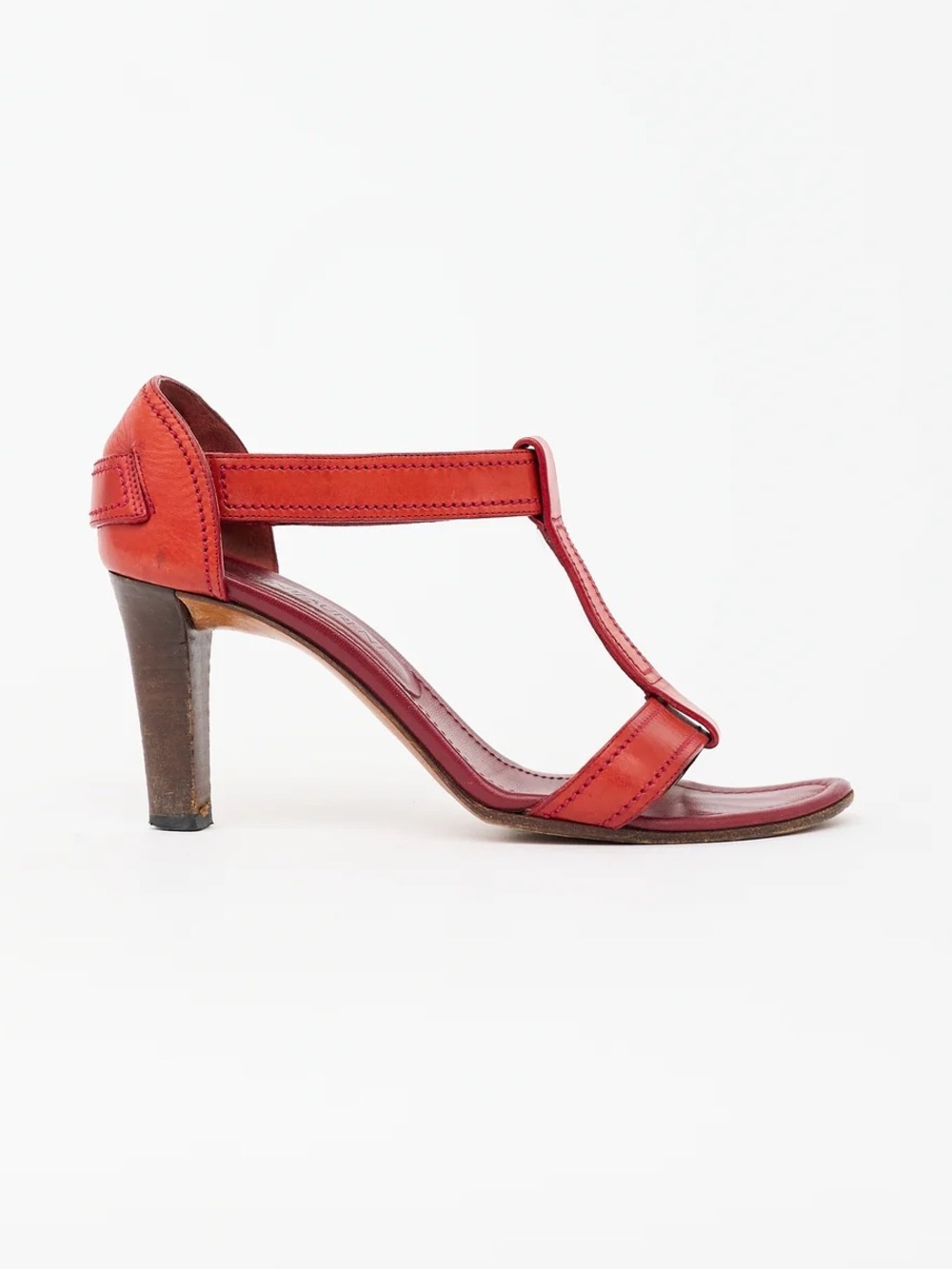 Yves Saint Laurent YSL SS 2002 Tom Ford Vintage Runway T-Strap Sandals 38